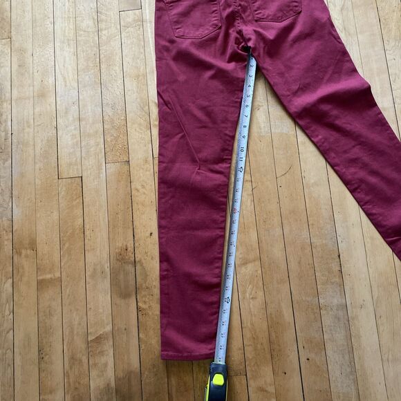 Flying Monkey Women’s 27 Stretch Skinny Jegging Jeans Burgundy - Picture 4 of 12